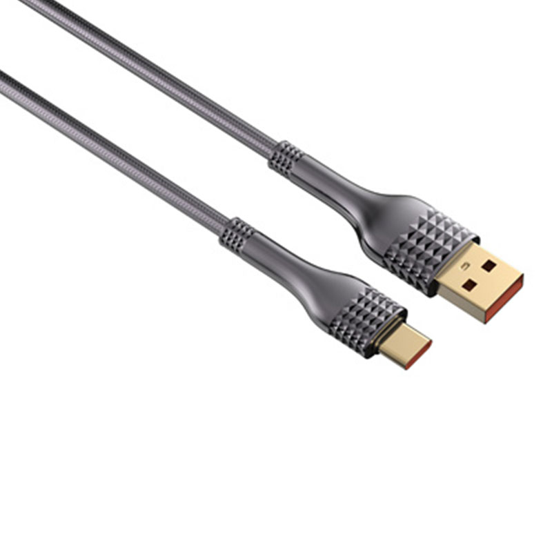 30W Woven Aluminum Foil USB3.0 Fast Charging Data Cable